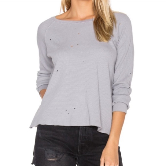 💚LNA distressed top - Picture 2 of 7